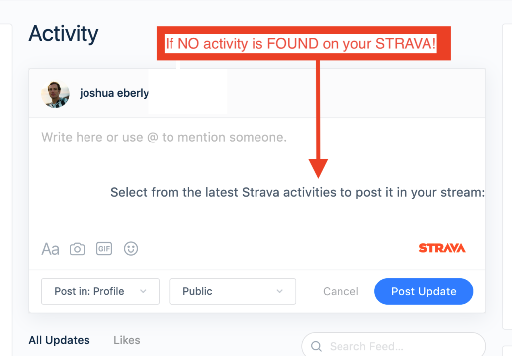 If you have problems with your Strava