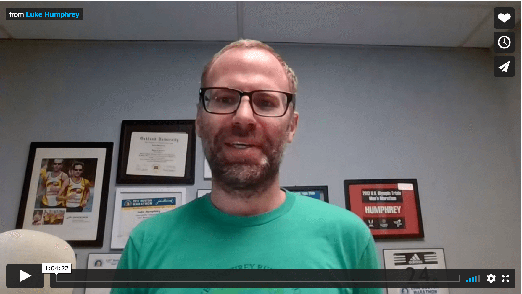 Luke Humphrey Running Hansons Marathon Method / Personal Coaching